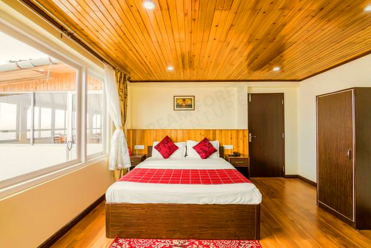 Sample Darjeeling hotel room with Dream Forest Adventures watermark
