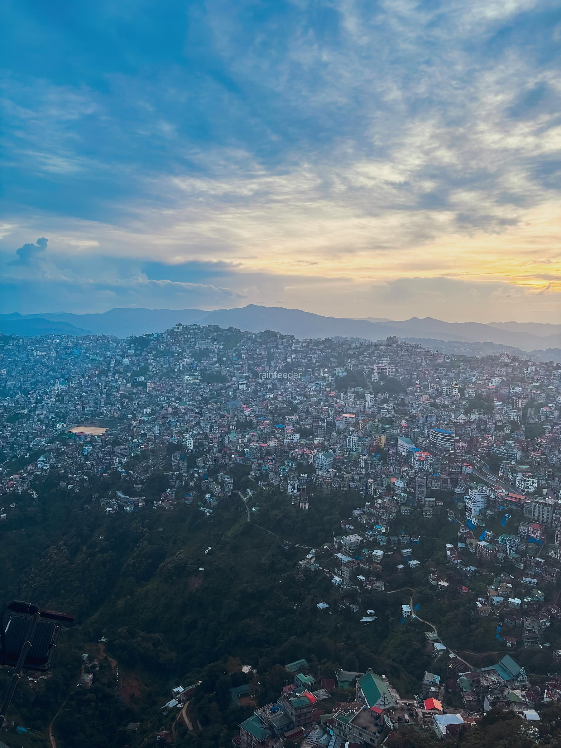 Aizawl at Sunset